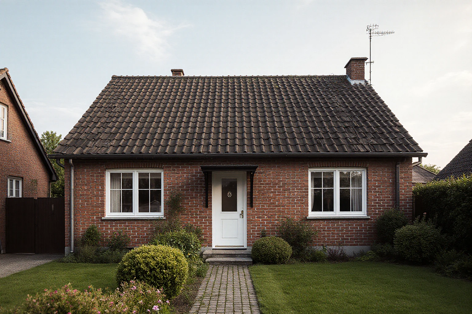 Wohnhaus in Deutschland mit Garten